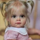 Лялька Дівчинка Реалістична Reborn з одягом та аксесуарами вініл силікон всього тіла 55 см - зображення 3