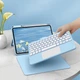 Чехол с клавиатурой и мышкой FegishCase Apple iPad Pro 12.9" (2018) Ukrainian keyboard, Blue - изображение 9