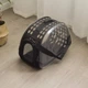 Сумка переноска для кота кошки котят собаки домашних животных до 8 кг прозрачная с ремешком на плечо кошачьи сумки для переноски котов кошек собак котенка черная 42x28x32 см (002155) - изображение 7