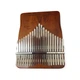 Калимба с резонатором Kalimba на 21 язычков Ручное фортепиано Коричневый с Узором Корабли в море K-21-27K - изображение 4