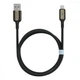 Кабель Proove Dense Metal Lightning 2.4A (1m) black - изображение 4