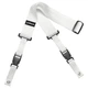 Ремінь для гітари DiMarzio 2 Inch Nylon ClipLock White (DD2200W) - зображення 1