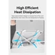 Підставка для ноутбука Laptop X-type Stand White ABS 83-170мм Vention - изображение 3