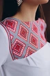 Вишите плаття Etnoshop Візерунок мрій бохо XL Біле - изображение 2