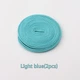 Плоскі шнурки для взуття FASTLACES SB-1 Light Blue - зображення 1