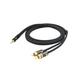Инсертный кабель D'Addario Custom Series Dual RCA to 3.5 Stereo Mini Jack Cable (1.5m) (PW-MP-05) - изображение 3