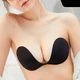 Самоклейний бюстгальтер-невидимка Fly Bra One Size чорний (K0760-2) - зображення 4