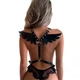 Портупея з крильцями Black Angel екошкіра K000994 - изображение 2
