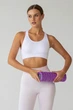 Женский бесшовный спортивный топ Giulia FLEX TOP FREE S/M White, комфортный топ из микрофибры - изображение 2