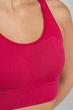 Женский бесшовный спортивный топ Giulia FLEX TOP FREE S/M Bordo-winterberry, комфортный топ из микрофибры - изображение 4