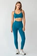 Женский бесшовный топ с перекрестными бретелями Giulia FLEX TOP ACTIVE XXS/XS Blue-lyons, спортивный топ, эластичный для тренировок - изображение 4