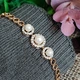 Браслет Xuping Jewelry 4-10мм длина 17-19см медицинское золото позолота 18К 2398 - изображение 2