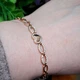 Браслет Xuping Jewelry 4-8мм длина 17-19см медицинское золото позолота 18К 2402 - изображение 4