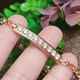 Браслет Xuping Jewelry 4-6мм длина 18см медицинское золото позолота 18К 2382 - изображение 2