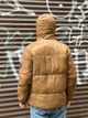 Чоловіча зимова куртка Tommy Hilfiger тепла з капішоном Розмір M коричневого кольору - изображение 2