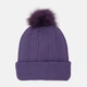 Жіноча в'язана зимова шапка Under Armour UA Around Town CGI Beanie One Size фіолетова - изображение 2