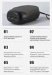 Беспроводная портативная колонка Deyric HF12 5W с Bluetooth 5.4 и аккумулятором 500 mAh Black - изображение 2