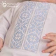 Костюм для крещения мальчика Мамине Сонечко Звезды большие серебряно-голубые 62 велюр белый + мешочек для локона у подарок (12229-1) - изображение 5