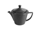 Чайник з кришкою Black 500 мл порцеляновий Porland 938405/Bl - зображення 2