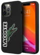 Панель Lacoste для iPhone 14 Pro max Silicone Head Crocodile Black (LCHCP14XSHK) - зображення 1