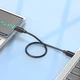 USB кабель Hoco X96 Hyper, Type-C, 0.25 м., Чорний - 418717 - зображення 3
