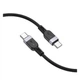 USB кабель Hoco X109 Energy, Type-C, 3.0 м., Черный - 573920 - изображение 1