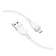USB кабель Hoco X109, MicroUSB, 1.0 м., Білий - 557266 - зображення 1
