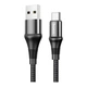USB кабель Hoco X50 Excellent, Type-C, 1.0 м., Чорний - 206428 - зображення 1