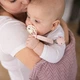 Тримач для пустушки силіконовий з кліпсою (рожевий)/"Babyono" - изображение 5