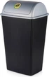 Kosz na śmieci Vilde plastikowy 38 l Czarny (8721037287005) - obraz 1
