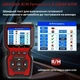 Автомобильный диагностический сканер OBD2/EOBD/CAN — профессиональный универсальный считыватель ошибок двигателя с потоковыми данными в реальном времени, красный - изображение 2