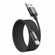 Зарядний кабель Hoco X89 Wind Type-C 3A 2m Black - зображення 4