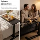 Приставний стіл на колесах з регулюванням висоти RZTK Desk Compact 2 700 х 400 мм Black - зображення 14