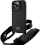 Etui Lacoste do iPhone 15 Pro Iconic Petit Pique Crossbody Black (LCHCP15LSPVCK) - obraz 1