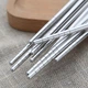 Набір багаторазових паличок для суші Poly Steel з нержавіючої сталі 5 персон Срібний (М1140167) - изображение 9