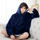 Плюшевое одеяло с капюшоном Huggle Hoodie универсальный размер - изображение 8