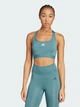 Спортивный топ для фитнеса женский Adidas Powerreact Training JW5262 S-CD Бирюзовый (4068809428629) - изображение 1