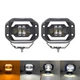 Світлодіодна фара StarLight HP-GZD-265-05 ближня/дальня DRL + поворот універсальна прямокутна 12/24V - зображення 4