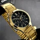 Чоловічий годинник Casio MTP-V300G-1A чорний 50 м - зображення 3