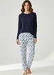 Пижама Primark women pyjamas cotton XS комплект для дома и сна Cиний (8853) - изображение 1