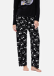 Пижамные хлопковые штаны Primark Printed Bottom Pyjama L Низ пижамы Черный (8850) - изображение 1