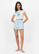 Женская пижама Primark Disney Winnie the Pooh XS для дома и сна Голубой (8862) - изображение 2
