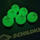 М’ячі для настільного тенісу Donic Glow in the dark 40+ Зелений 6 шт (608507) - зображення 3