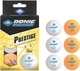 Мячи для настольного тенниса Donic Prestige 2★ Poly 40+ (6 шт.) Белый, Оранжевый (608523) - изображение 4