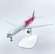 Модель літака Boeing 777 AIR QATAR Airways 1:300 металева лита колекційна модель пасажирського авіалайнера 20 см - зображення 4