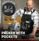 Фартук рабочий универсальный с нагрудником AP50 Canvas Aprons, цвет: Черный - изображение 6