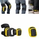 Професійні гелеві наколінники Gel Kneepads KP006, Колір: Чорний/Жовтий - зображення 6