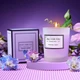 Подарочный набор Lesko Spa Gift Basket Set 01 Violet 8 предметов термостакан мыло бомбочка свеча браслет - изображение 4