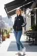 Жіноча спортивна кофта Adidas весна-осінь чорна трикотажна S розмір - зображення 6