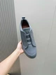Мужские демисезонные кроссовки Zegna серого цвета 45 р (29.2см) - изображение 2